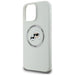 Karl Lagerfeld Silicone Double Heads And Circle MagSafe case for iPhone 16 Pro Max beige - Cell phone cases