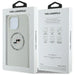 Karl Lagerfeld Silicone Double Heads And Circle MagSafe case for iPhone 16 Pro Max beige - Cell phone cases