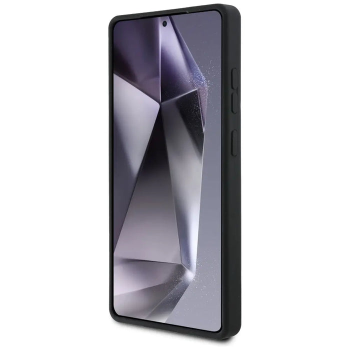 Karl Lagerfeld Silicone Graffiti Ikonik Printed Logo MagSafe Case for Samsung Galaxy S25 Ultra - Black - Cell phone