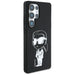 Karl Lagerfeld Silicone Graffiti Ikonik Printed Logo MagSafe Case for Samsung Galaxy S25 Ultra - Black - Cell phone