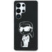 Karl Lagerfeld Silicone Graffiti Ikonik Printed Logo MagSafe Case for Samsung Galaxy S25 Ultra - Black - Cell phone