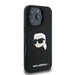 Karl Lagerfeld Silicone Karl Head Print MagSafe case for iPhone 16 Pro Max - black - Cell phone cases