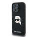 Karl Lagerfeld Silicone Karl Head Print MagSafe case for iPhone 16 Pro Max - black - Cell phone cases