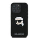 Karl Lagerfeld Silicone Karl Head Print MagSafe case for iPhone 16 Pro Max - black - Cell phone cases