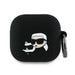 Karl Lagerfeld Silicone Karl&Chaupette Head 3D Case for AirPods 4 - Black - Cell phone cases and covers<<<HurtelXML