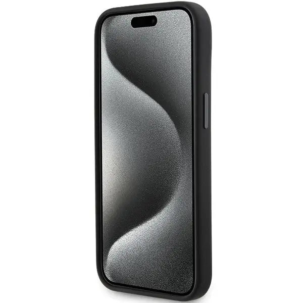 Karl Lagerfeld Silicone Karl&Choupette Head case for iPhone 15 Plus / 14 Plus - black - Cell phone cases
