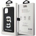 Karl Lagerfeld Silicone Karl&Choupette Head case for iPhone 15 Plus / 14 Plus - black - Cell phone cases