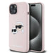 Karl Lagerfeld Silicone Karl&Choupette MagSafe case for iPhone 15 / 14 / 13 - pink - Cell phone cases