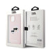 Karl Lagerfeld Silicone Karl&Choupette MagSafe case for iPhone 15 / 14 / 13 - pink - Cell phone cases