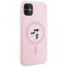 Karl Lagerfeld Silicone Karl&Choupette MagSafe iPhone 11 Case - Pink - Cell phone cases and covers<<<HurtelXML