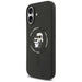 Karl Lagerfeld Silicone Karl&Choupette Ring MagSafe Case for iPhone 17 - Black - Cell phone cases and covers<<<HurtelXML