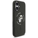 Karl Lagerfeld Silicone Karl&Choupette Ring MagSafe Case for iPhone 17 - Black - Cell phone cases and covers<<<HurtelXML