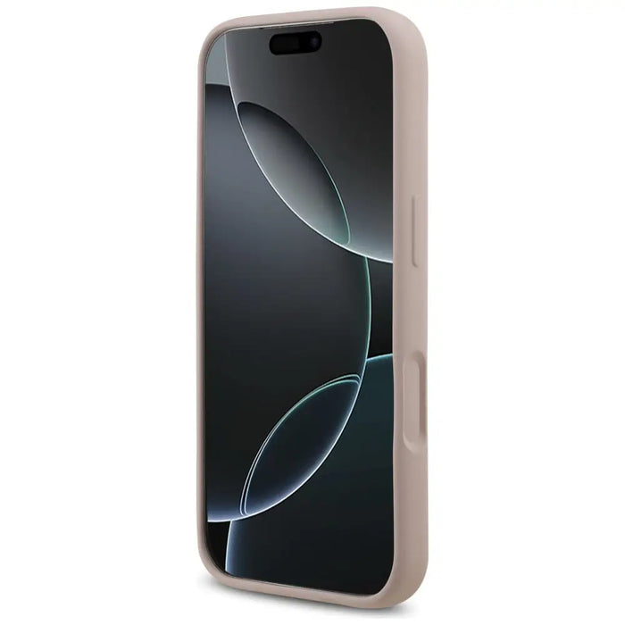 Karl Lagerfeld Silicone Karl&Choupette Ring MagSafe Case for iPhone 17 Pro - Pink - Cell phone cases