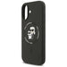 Karl Lagerfeld Silicone Karl&Choupette Ring MagSafe Case for iPhone 17 - Black - Cell phone cases and covers<<<HurtelXML