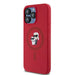 Karl Lagerfeld Silicone Karl&Choupette Ring MagSafe case for iPhone 15 Pro Max - red - Cell phone cases