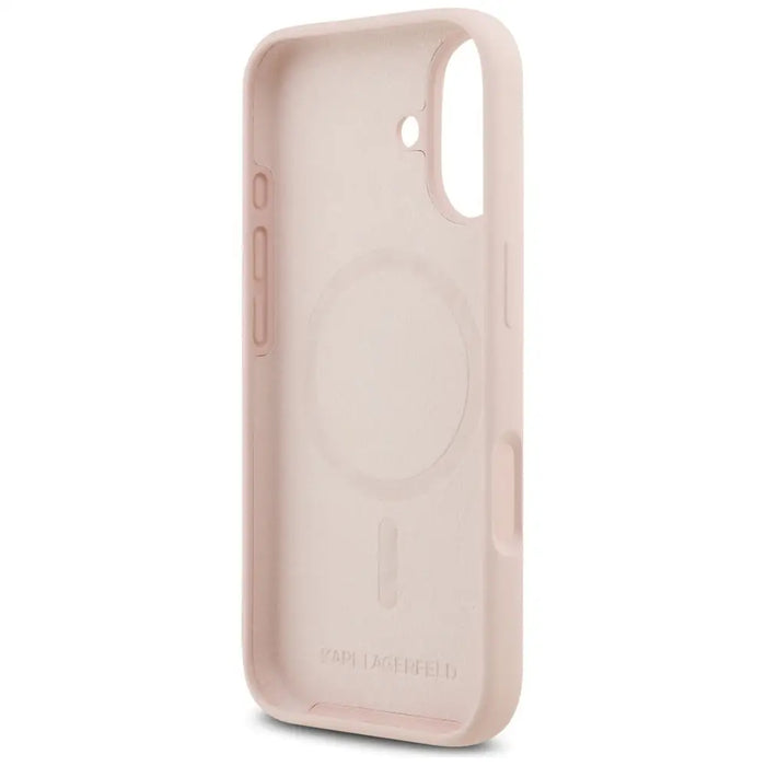 Karl Lagerfeld Silicone Karl&Choupette Ring MagSafe Case for iPhone 17 - Pink - Cell phone cases and covers<<<HurtelXML