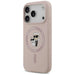 Karl Lagerfeld Silicone Karl&Choupette Ring MagSafe Case for iPhone 17 Pro - Pink - Cell phone cases