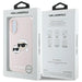 Karl Lagerfeld Silicone Nauble Heads Print MagSafe Case for iPhone 16 - Pink - Cell phone cases and covers<<<HurtelXML