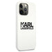 Karl Lagerfeld Silicone Stack Logo Case for iPhone 13 Pro / 13 6.1’’ - White - Cell phone cases and covers<<<HurtelXML