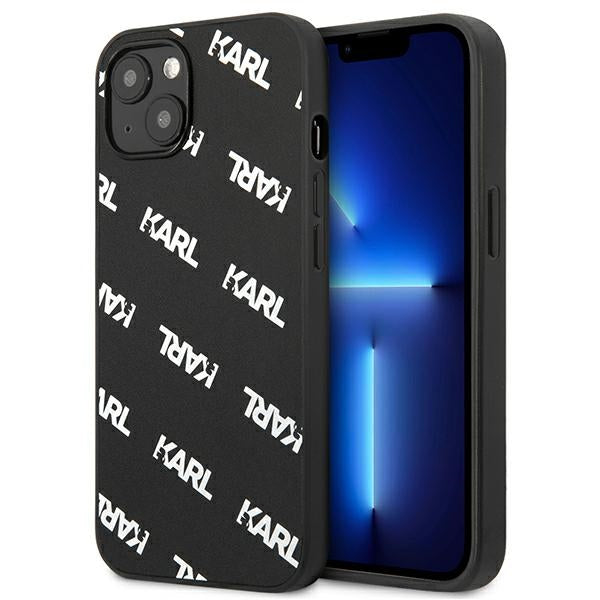 Karl Lagerfeld Allover Case for iPhone 13 mini - Black