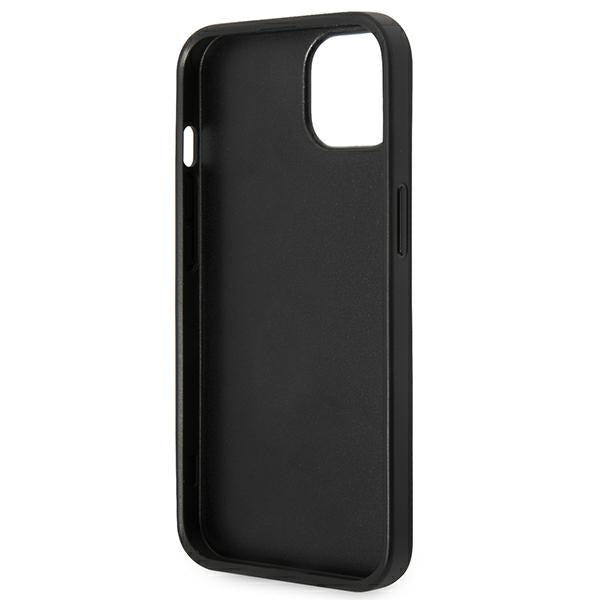Karl Lagerfeld Saffiano Choupette Head Patch case for iPhone 14 - silver