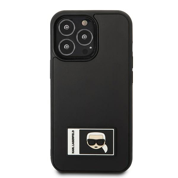 Karl Lagerfeld Ikonik Patch Case for iPhone 13 Pro / iPhone 13 - Black
