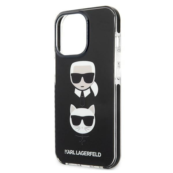 Karl Lagerfeld Karl&amp;Choupette Head Case for iPhone 13 Pro / iPhone 13 - Black