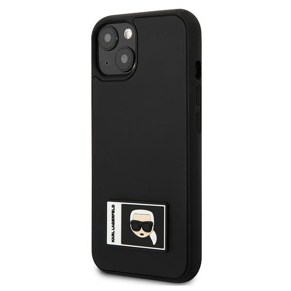 Karl Lagerfeld Ikonik Patch Case for iPhone 13 - Black