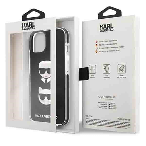 Karl Lagerfeld Karl&amp;Choupette Head Case for iPhone 13 - Black