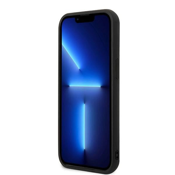 Karl Lagerfeld KLHCP13S3DKPK iPhone 13 mini 5,4 "black / black hardcase Ikonik Patch