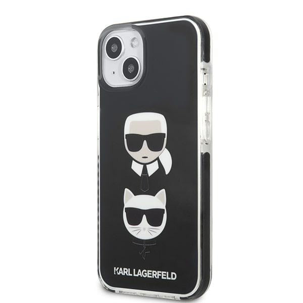 Karl Lagerfeld KLHCP13STPE2TK iPhone 13 mini 5,4 "hardcase black / black Karl & Choupette Head
