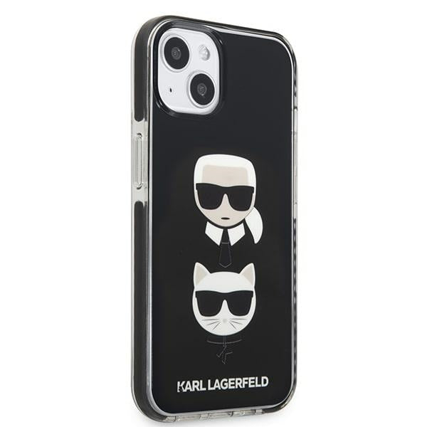 Karl Lagerfeld KLHCP13STPE2TK iPhone 13 mini 5,4 "hardcase black / black Karl &amp; Choupette Head