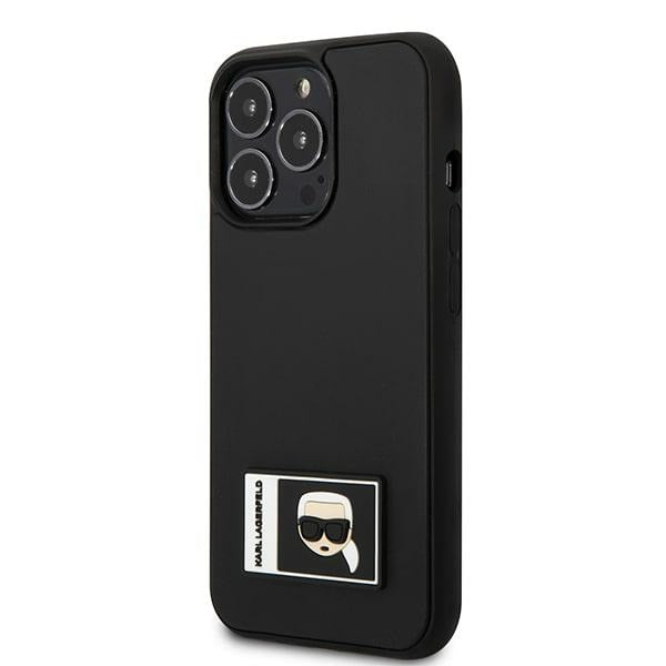 Karl Lagerfeld Ikonik Patch Case for iPhone 13 Pro Max - Black