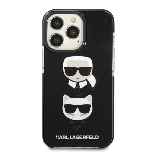 Karl Lagerfeld Karl&amp;Choupette Head Case for iPhone 13 Pro Max - Black