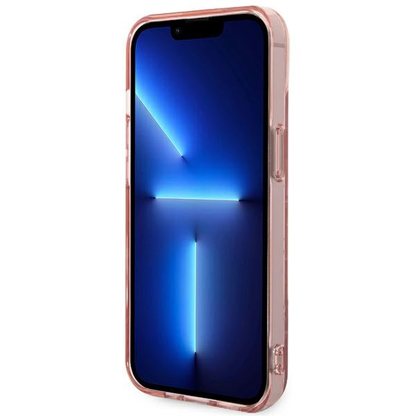 Karl Lagerfeld KLHCP14MHKLSPCP iPhone 14 Plus 6.7 "hardcase pink / pink Mono Vertical Stripe