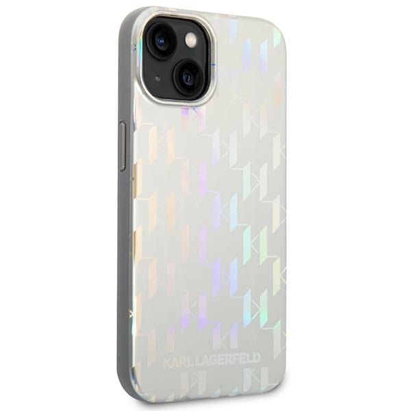 Karl Lagerfeld KLHCP14MLGMMSV3 iPhone 14 Plus 6.7 "hardcase silver / silver Monogram Iridescent