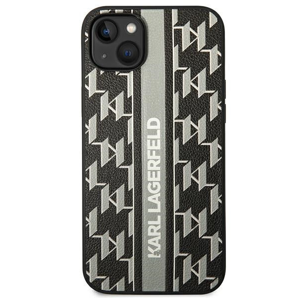 Karl Lagerfeld KLHCP14SPGKLSKG iPhone 14 6.1 "hardcase gray / gray Monogram Stripe