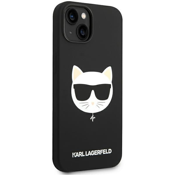 Karl Lagerfeld KLHMP14MSLCHBK iPhone 14 Plus 6.7 "hardcase black / black Silicone Choupette Head Magsafe