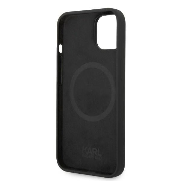 Karl Lagerfeld KLHMP14MSSKCK iPhone 14 Plus 6.7 "hardcase black / black Liquid Silicone Karl &amp; Choupette Magsafe