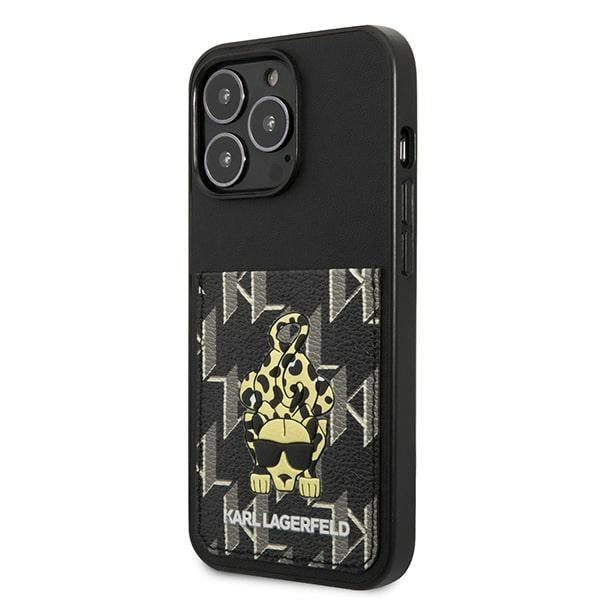 Karl Lagerfeld Karlimals Cardslot case for iPhone 13 Pro / iPhone 13 - black