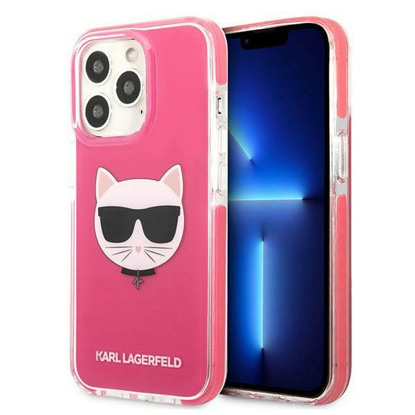 Karl Lagerfeld Choupette Head case for iPhone 13 Pro / iPhone 13 - fuchsia