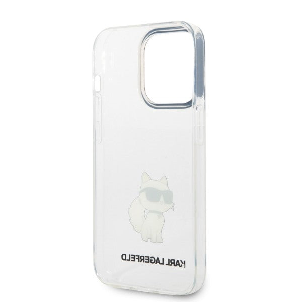 Karl Lagerfeld Ikonik Choupette case for iPhone 14 Pro - transparent