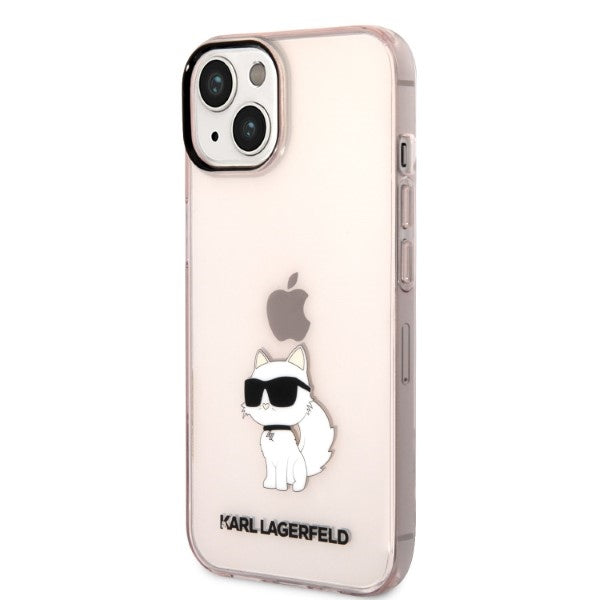 Karl Lagerfeld KLHCP14MHNCHTCP iPhone 14 Plus 6.7" pink/pink hardcase Ikonik Choupette