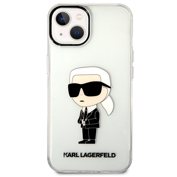 Karl Lagerfeld Ikonik Karl case for iPhone 14 Plus - transparent