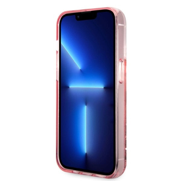 Karl Lagerfeld KLHCP14LLNCHCP iPhone 14 Pro 6.1" pink/pink hardcase Glitter Choupette Head