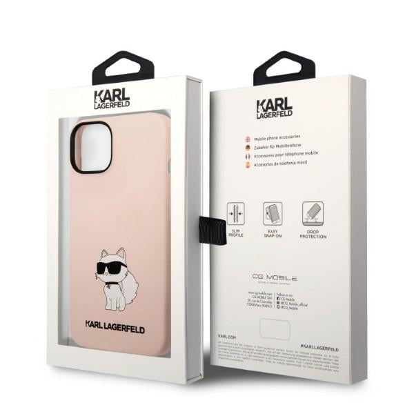 Karl Lagerfeld KLHCP14MSNCHBCP iPhone 14 Plus 6.7&quot; hardcase pink/pink Silicone Choupette