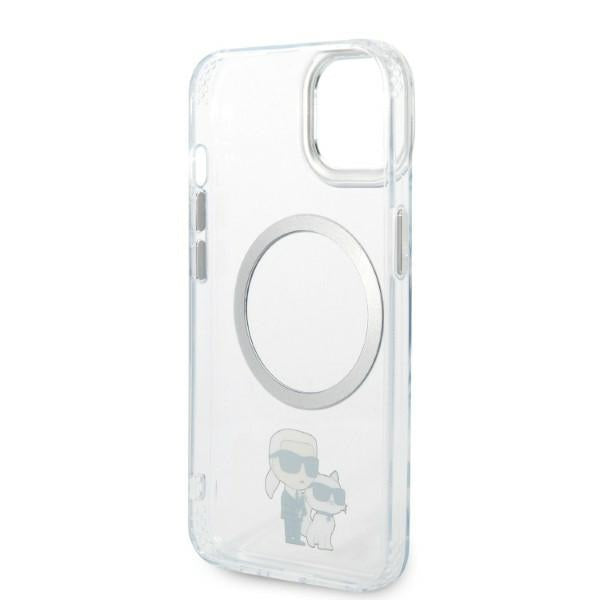 Karl Lagerfeld KLHMP14MHNKCIT iPhone 14 Plus 6.7" hardcase transparent Iconic Karl&amp;Choupette Magsafe