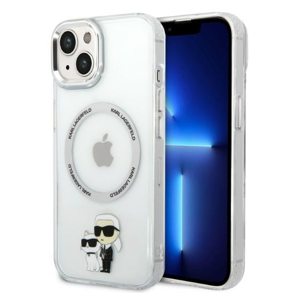 Karl Lagerfeld KLHMP14MHNKCIT iPhone 14 Plus 6.7" hardcase transparent Iconic Karl&amp;Choupette Magsafe