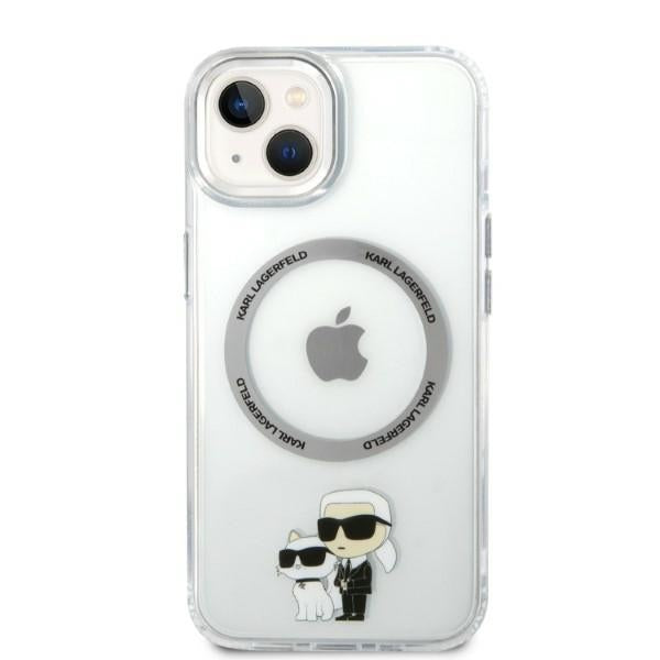 Karl Lagerfeld KLHMP14MHNKCIT iPhone 14 Plus 6.7&quot; hardcase transparent Iconic Karl&amp;Choupette Magsafe