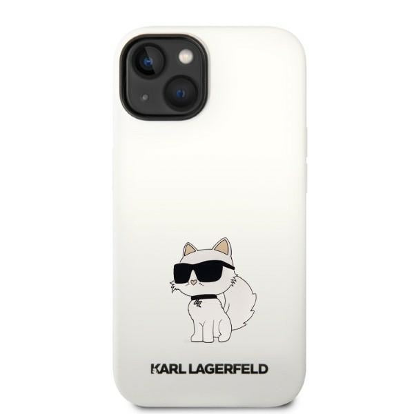 Karl Lagerfeld KLHMP14MSNCHBCH iPhone 14 Plus 6.7" hardcase white/white Silicone Choupette MagSafe